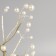 LED bush "Golden pearls" 45 cm, 36 LED, constant glow, AAX3 batteries (not in the kit), USB, glow warm white
