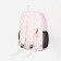 School backpack from textiles with a zipper, 5 pockets, pink color