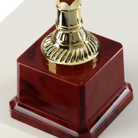 Cup 042C, award figure, gold, plastic stand, 26.2 × 8.7 × 7.5 cm.-3