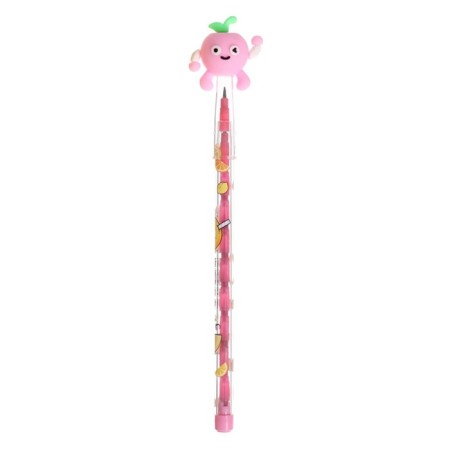 Sectional pencil with the eraser "Puzzles", mix (price for 1 pc.)