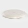 Plate porcelain dining shares "Milky Way", D = 25 cm, white color in plain