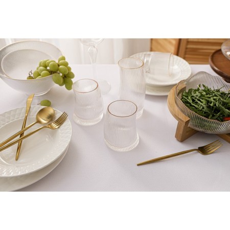 Porcelain Porcelain Magistro "glare", d = 23 cm, white color-5