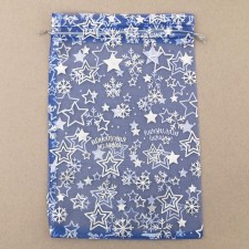 Bag gift organza “Fulfillment of desires”, 20 x 30 cm +/- 1.5 cm, New Year