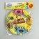 Disposable paper plate "Happy Birthday" Montrustriki (set 6 pcs) 18 cm