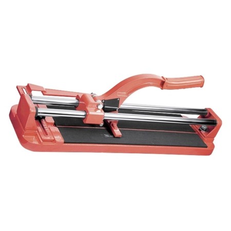 Matrix tiles, 500 x 16 mm, a casting bed, a carriage on the bearing, a reinforced handle