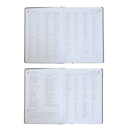 Diary of Leduced A4, 136 sheets of Sidney Nebraska, solid cover, artificial leather, gold cut, liesse, green-5