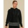Female hoodies, size 42, black color