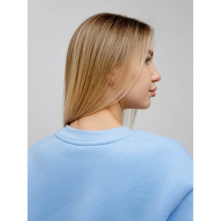 Women's sweel down with comb, size 50, blue color-4