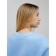 Women's sweel down with comb, size 50, blue color