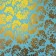 Locum for needlework, atlas, gold pattern on Blue, 50 × 75 cm