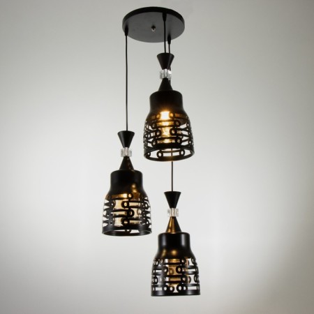 Bayerlux lamp "Kovalce" 3he27 40W black 33x33x35-120cm-1