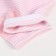 Set of women's socks (3 pairs), pink/white color, size 38-40