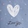 Bed linen Ethel Duet Love for Two 143*215cm-2pcs, 240*220cm, 70*70cm-2pcs