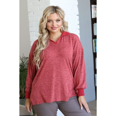 Female pulver, size 54, red color-10