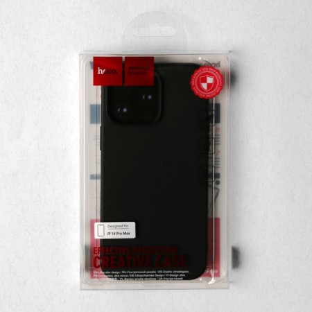 Hoco case for the iPhone 14 Pro Max, TPU, reinforced window under the camera, black-4