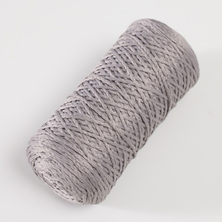 Knitting cord 100% polyester 1mm 200m/75 ± 10g (14-light-gray)-1