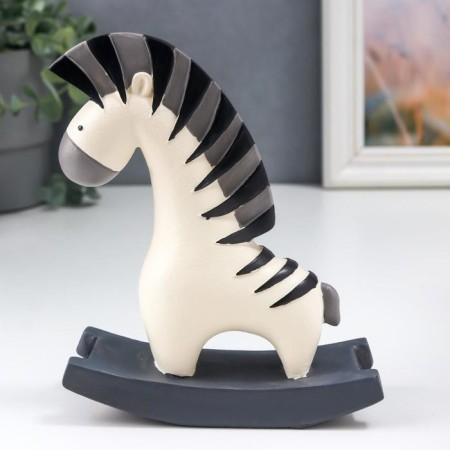 Souvenir Polystone "Honk-rocking" White 16.5x5.5x14 cm-1