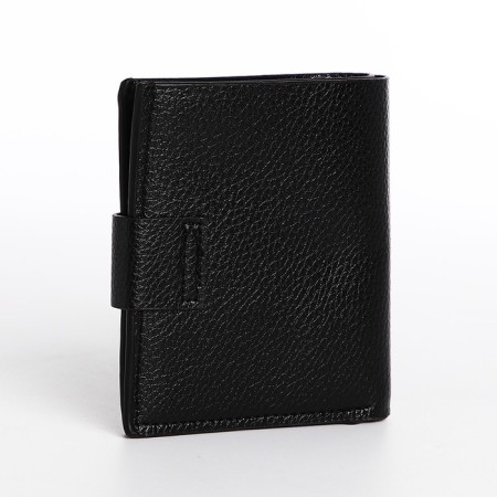 Male purse on a magnet, black color-1