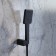 Shower watering can Iddis slide sli1f0bi18, 259x98x15 mm, black matte