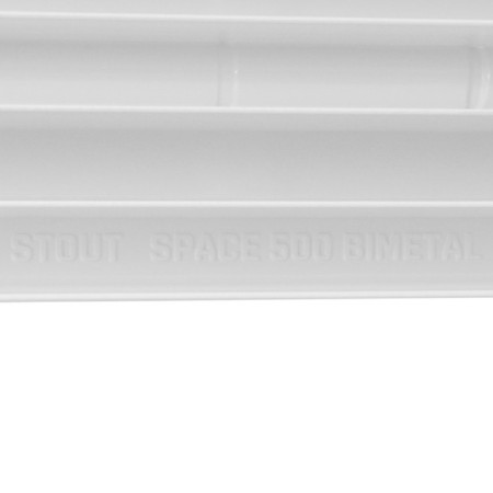 Bimetallic radiator Stout Space, 500 x 90 mm, 5 sections, side connection-4