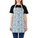 Apron kitchen with a photo print "Flower print", adjustable, size OS