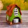 Aroma lace house "Fun", small, 9 cm, handmade, mix