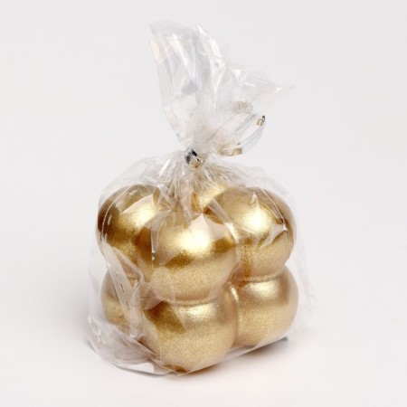 Figure candle "Babble" Small Cube, 3.5x3.5x3.5 cm, gold-3