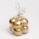 Figure candle "Babble" Small Cube, 3.5x3.5x3.5 cm, gold