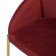 Raspy chair, 555 × 570 × 780 mm, velor, burgundy color