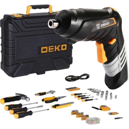 DKO DKS4FU-LI, 4 V, 1.3 Ach, case + set of tools 112 pcs.