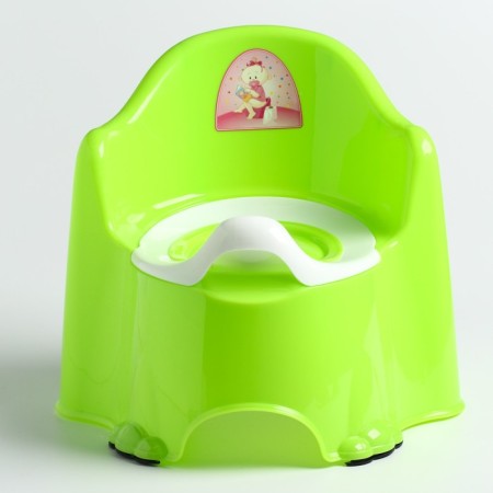 Pot children's anti -slip "comfort" with a lid, a removable bowl, a light color-3