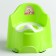 Pot children's anti -slip "comfort" with a lid, a removable bowl, a light color