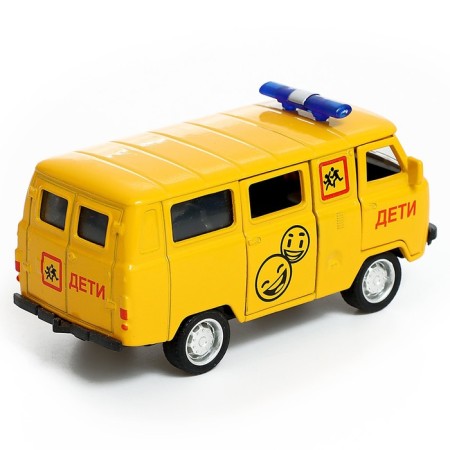 Metal machine "UAZ-3962. Children ", inertia, 1:43, mix-2