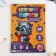 Cardboard of color A4, 8 sheets 8 flowers non -unilateral “September 1: Smart raccoon”