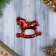 Soft suspension "Horse - Festive overflow" 9.5*8 cm, mix