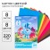 Cardboard color, A4, 8 sheets, 8 colors, non -unilateral, in a folder, 220 g/m², Smeshariki