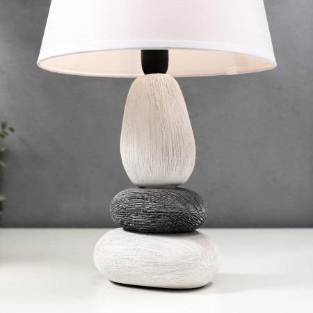 Table lamp 16446/1wt E14 40W white-black 22x22x34 cm Risalux-7