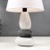 Table lamp 16446/1wt E14 40W white-black 22x22x34 cm Risalux