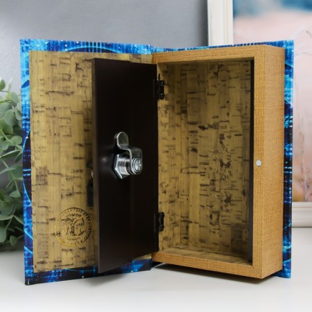 Safe Brush Tree leatherette "Bitcoin" 21x13x5 cm-3