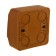 Schetode switch Sche Ba10-001T, 10 A, 1 key, external, dark beech color