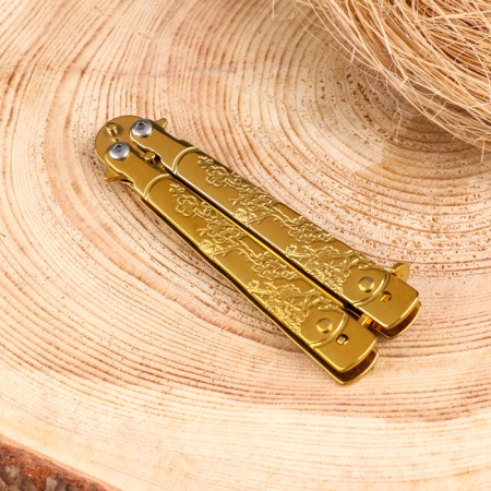 Bow Knife "Golden" 17cm, blade 74mm/2mmm-2