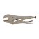 Hand tundra clamp, reinforced, flat capture, with a latch, 175 mm