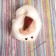 Set for creativity. A toy made of wool "Hedgehog in a hat"
