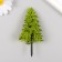 Artificial plant for creativity plastic "spruce" light green 10 cm