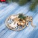 Christmas tree decoration "Ball with a branch" 12.5x10 cm