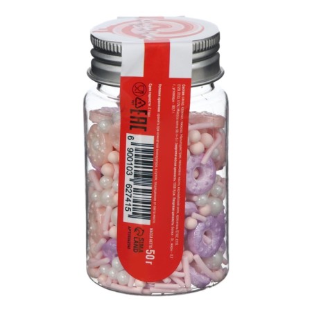 Confectionery Sprinking "Lavender Donat", 50 g-2