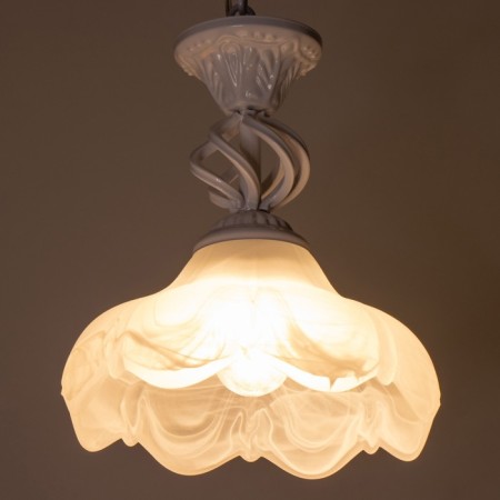 Lamp Bayerlux "Azalia" E27 60W white 30x30x28-58cm-3