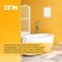 Ventilation grate Zein Lux LP206, 206 x 300 mm, with a grid, detachable