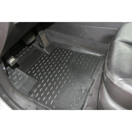 3D mats in the Hyundai Santa Fe 05/2010-2012 salon, 4 pcs. (polyurethane)-1