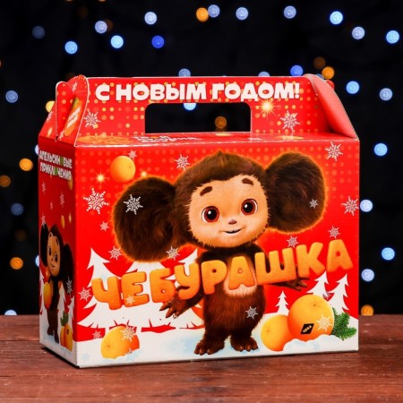 Gift box "Cheburashka", suitcase, 23 x 10.5 x 16.5 cm
